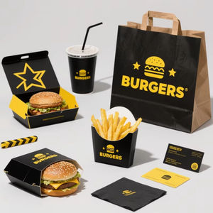 Bolsa de Papel Kraft Personalizada con Logotipo, Reciclada, para Regalos, Comida para Llevar, Compras, con Asa - Product Image 2