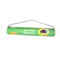 Piège à mouches en rouleau de colle de haute qualité, écologique, non toxique, en papier solide, imperméable, léger et très efficace pour la lutte antiparasitaire intérieure