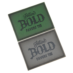 Quần áo tùy chỉnh logo thương hiệu nổi quần áo jeans PU giả da nhãn tag trống da các bản vá lỗi cho quần áo mũ túi xách - Product Image 2