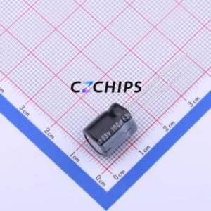 RGA101M1JBK-1012G Through-Hole <b>Aluminum</b> <b>Electrolytic</b> <b>Capacitor</b> Through hole,D10xL12.5mm 100uF 20% 63V 5mm - Product Image 1