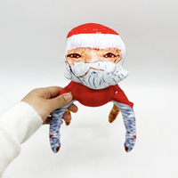 Peluche Survive Goo Goo Gaga, Père Noël déformé et torsadé, Animal en peluche, Poupée Meme Horreur Étrange Virale