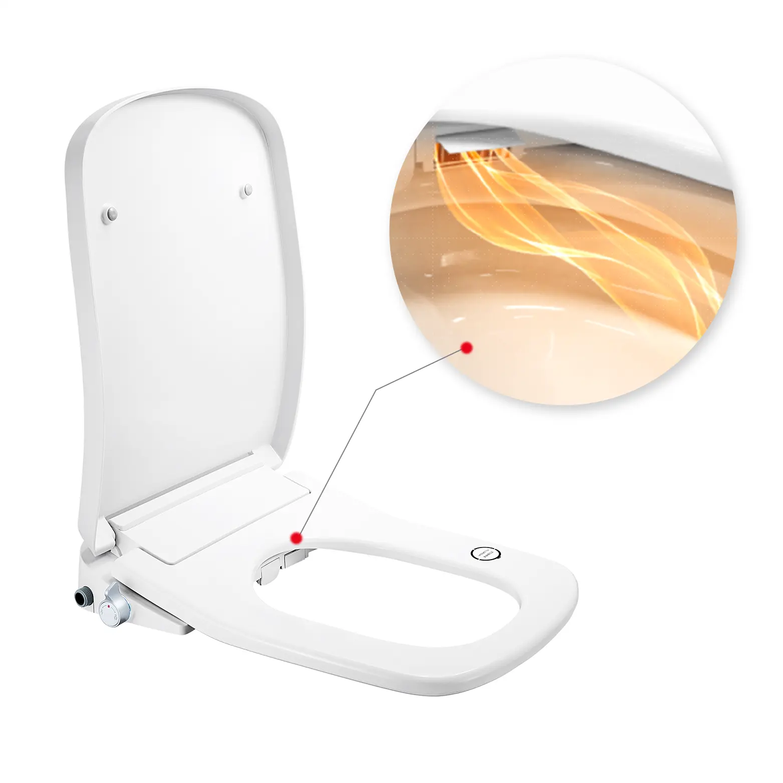 Gute Qualität moderne Fernbedienung Frauen waschen elektrische Bidet Sitz Wasser klosett uf Smart Toiletten sitz