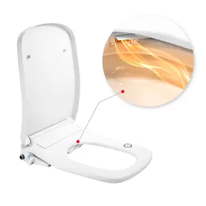 Kualitas Baik Remote Control Modern Wanita Mencuci Kursi Bidet Listrik Kloset Air Uf Smart Toilet Seat