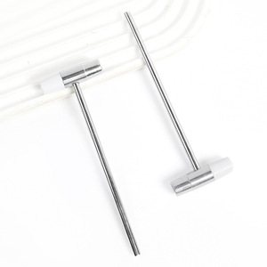 Martillo de Goma Pequeño de 13 cm con Cabeza Redonda de Acero Aleado, Herramienta de Reparación de Relojes, Martillo de Afinación Doméstico con Función para Romper Huevos - Product Image 4