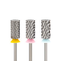 Foret à ongles en carbure de baril pointu SC 3XC fraises en carbure d'ongle pour droitier miroir poudre ongles lime électrique Bits