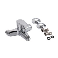 ITALOMIX Nouveau style Robinet de baignoire mural à poignée unique eau chaude et froide pour baignoire et douche Noyau de valve en zinc et céramique