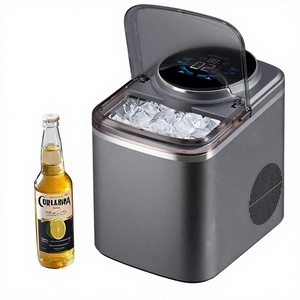 Máquina Portátil para Hacer Hielo, Mini Congelador de Bajo Consumo con Carcasa de Plástico para Uso Doméstico, en Automóviles y Hoteles, Produce Hielo en Forma de Cubos - Product Image 1