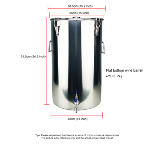 Manufacturer Custom Stainless Steel Beer <strong>Brewer</strong> Beer Container With Faucet Two Sizes Beer <strong>Bucket</strong> - Product Image 1