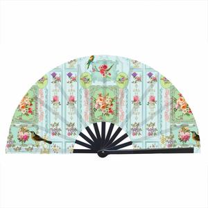 Abanico Plegable Personalizado con Logotipo Impreso, Abanico de Mano para Bailar, Abanico de 13 Pulgadas para Graduación - Product Image 4