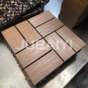 Sıcak satış kaymaz açık bahçe dekoratif birbirine DIY katı döşeme için WPC kompozit zemin kiremit - Product Image 2