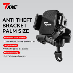 TKNE support pour téléphone portable moto absorbant les chocs vélo équitation cavalier Anti-secousse absorbant les chocs Navigation spécifique - Product Image 4