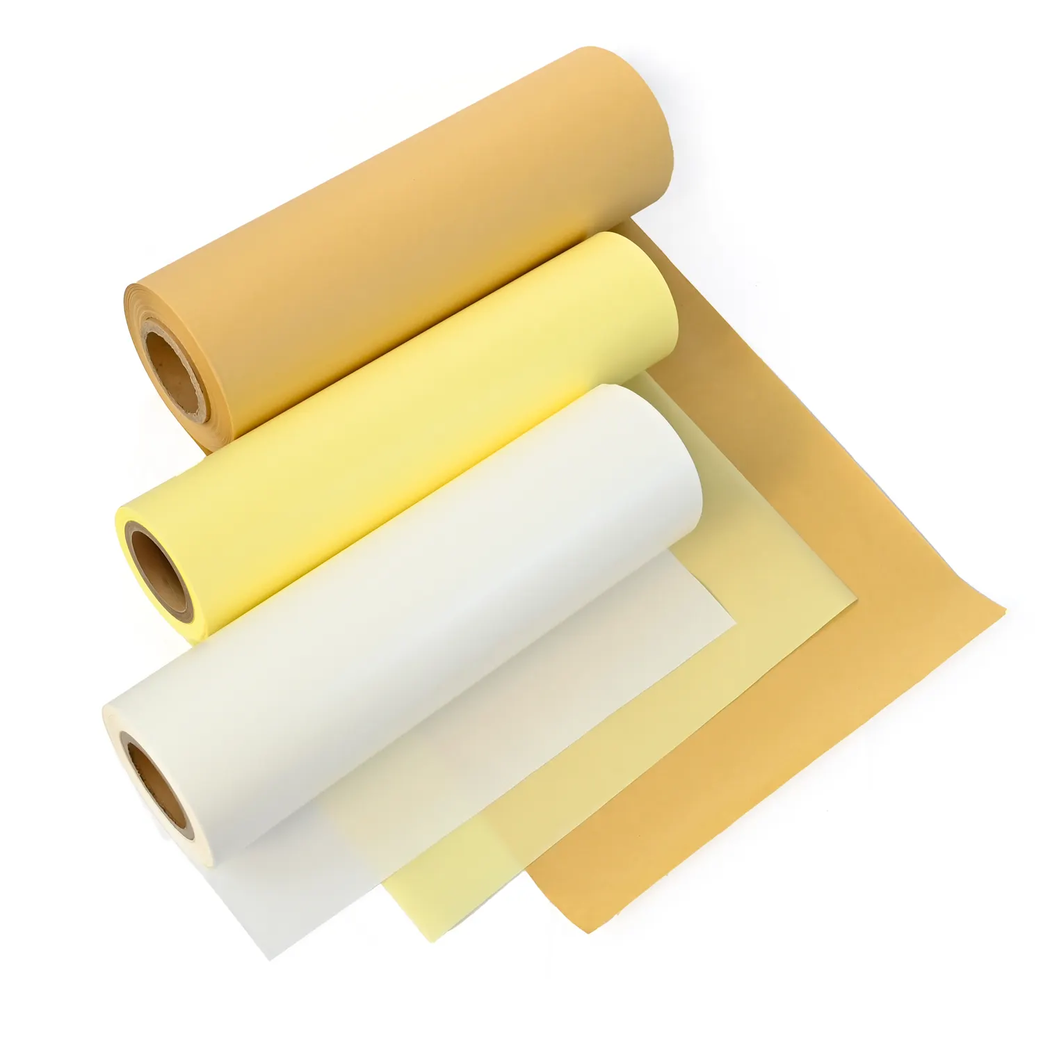 Hersteller wasserdichte braune Verpackung Pe Silikon beschichtet eine einseitige Kraft papierrolle