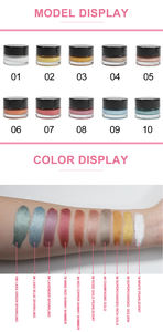 OCHAIN – maquillage végétalien, paillettes, ombre à paupières, lueur OEM, crème, gelée humide, surligneur coloré, Pigment, scintillant, crème pour les yeux, ombre à paupières - Product Image 5