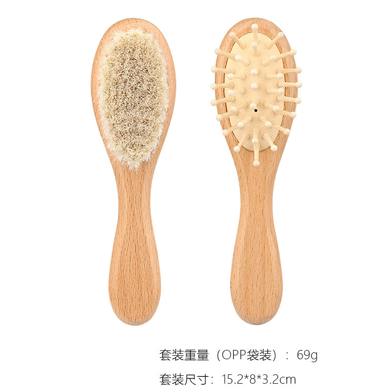6 # brosse de laine de hêtre + peigne d'airbag