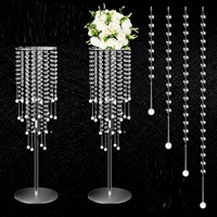 Arrangement de fleurs en acrylique clair pièce maîtresse de Table support de fleurs en acrylique Transparent pièce maîtresse événements de fête décoration de mariage