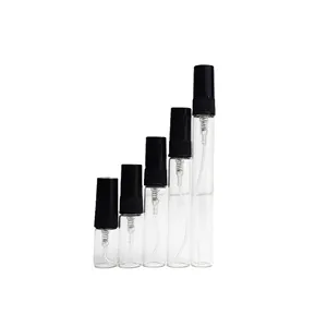 Refillable 2ml / 5ml / 7ml / 10ml Glass Perfume Tester Sample Spray Bottle