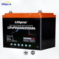 Batería LiFePO4 de 24V 200AH con Calefacción para Bajas Temperaturas, RS485 M8 para Carrito de Golf, Gran Capacidad, Fuente de Alimentación Continua para Bajas Temperaturas