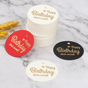 <span class=keywords><strong>2022</strong></span> pour Amazon nouvel an et anniversaire étiquettes volantes petit adhésif étanche rond bronzant papier carte-cadeau étiquette - Product Image 5