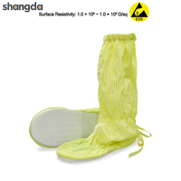 Couvre-chaussures antistatiques ESD pour salle blanche, semelle souple en PVC, sans poussière, antidérapants, pour usine et laboratoire