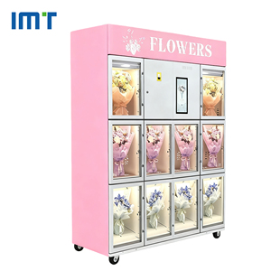 ตู้ทำดอกไม้สด10ช่องสำหรับแช่เย็นและบริการตนเองตู้จำหน่ายช่อดอกไม้ทางเข้ารถไฟใต้ดิน - Product Image 5