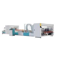 Machine entièrement automatique à grande vitesse de colle et de couture de dossier pour la boîte de carton/carton pliant la machine de couture de collage