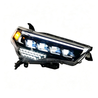 Faro Delantero LED para Toyota 4Runner 2014-2024, Señal de Giro Secuencial, Animación Dinámica de Encendido y Efecto de Luz de Cielo Estrellado