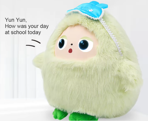 Super morbido PP cotone <span class=keywords><strong>natale</strong></span> <span class=keywords><strong>regalo</strong></span> AI giocattolo LCD-Eyed peluche compagno letterario per i bambini per compleanno ODM personalizzazione - Product Image 1