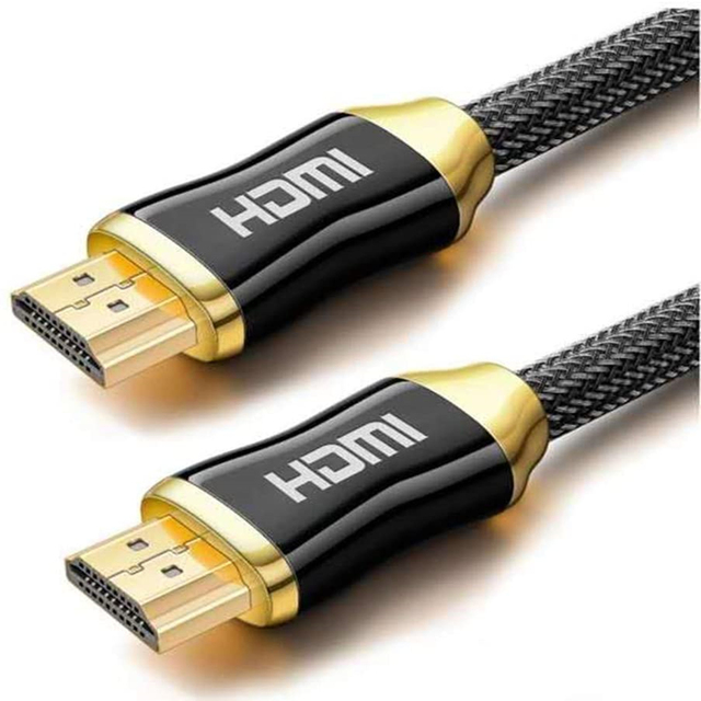 Hot Selling Super Speed 8k hdmi Cable 24k Gold Plated Zinc Alloy Metallic HDMI Cable 8K Support for Tv hdmi Cable