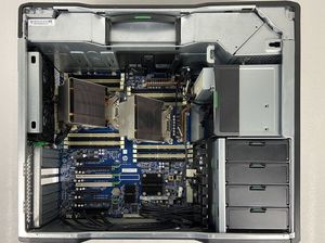 Station de travail <span class=keywords><strong>HP</strong></span> <span class=keywords><strong>Z820</strong></span> d'occasion à prix avantageux, processeur Intel Xeon, disque dur SSD et double carte graphique NVIDIA, compatible Windows 10 Pro - Product Image 5