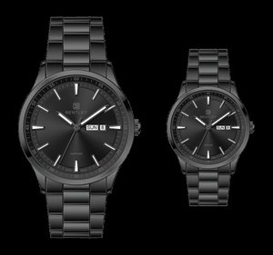 Pieza de cuarzo con correa de malla impermeable 3ATM que ofrece un diseño atemporal para regalar - Product Image 4