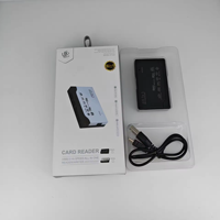 Adaptador USB 2.0 6 en 1 al por Mayor, Lector de Tarjetas de Alta Velocidad para USB Externo, Mini SDHC, M2, MMC, XD, CF, Lector de Tarjetas de Memoria Todo en Uno