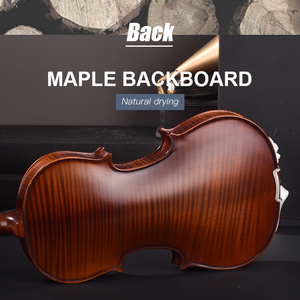 4/4 handmade rắn vân sam Maple Matte Đức Acoustic sinh viên Violin bán buôn - Product Image 4