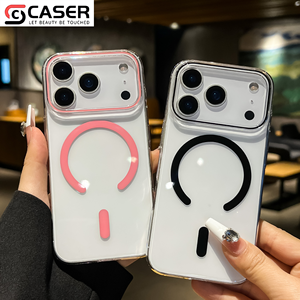 Funda Magnética Transparente Anti-amarillamiento para iPhone 14-17 Pro Max, con Carga Inalámbrica, Sensación de <span class=keywords><strong>Piel</strong></span>, Resistente a Impactos - Product Image 3