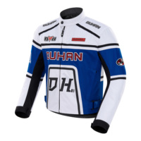 Veste de course moto Duhan pour hommes et femmes, homologuée CE, protection blindée, respirante, fermeture éclair avant, équipement de conduite printemps