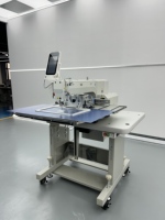 Machine à coudre industrielle à point noué, à lit plat, à commande numérique, à points multiples, automatique, RONMACK RM-3525, zone de travail 35*25cm