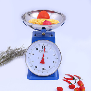 Pointeur à ressort de style ancien 20kg <span class=keywords><strong>balance</strong></span> de cuisine échelle de fruits de décrochage cadran en acier inoxydable <span class=keywords><strong>balance</strong></span> à plate-forme mécanique - Product Image 2