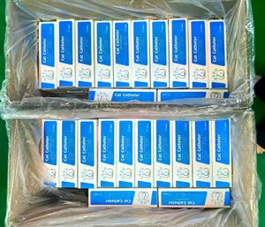 Kateter urin hewan peliharaan, kateter steril sekali pakai dengan kawat panduan untuk kateterisasi uretra aseptik anjing kucing - Product Image 6