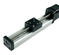 Módulo de Guía Lineal CNC de Precisión Khmos G8 con Tornillo de Bolas, Carrera de 400 mm, Actuador Lineal de 0.03 mm, Rodamiento de Aluminio para Robótica de Recogida y Colocación