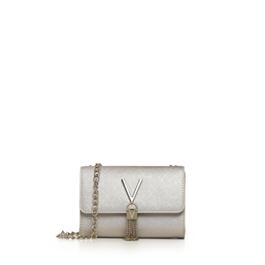 Vbs1ij03 borsa a tracolla in pelle Vintage platino con manico singolo a righe Zip alla moda portatile per l'uso-inverno autunno estate - Product Image 1
