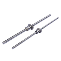 Husillo de Bolas GS SFU02004-4 de 1000 mm, Acero para Rodamientos de Precisión C7, Rosca Fresada, Sistemas de Movimiento Lineal CNC de Alta Precisión, Motor y Caja de Cambios