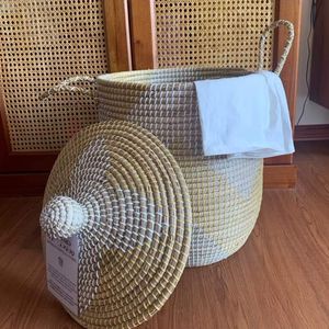 Q SSB 01 Panier de rangement en jonc de mer - Product Image 1