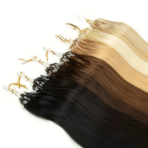 วิกผมแท้จาก FYD Wholesale ต่อผมแท้บราซิลแบบ Remy  แบบ Halo สีออมเบร สามารถย้อมสีได้ ต่อผมแบบ Fish Line - Product Image 2