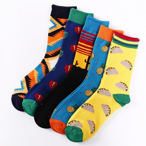 Calcetines Hombres Felices Divertidos a Granel Al Por Mayor <span class=keywords><strong>De</strong></span> Algodon Personnalisation Calcetines - Product Image 2