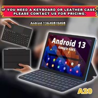 Tablettes Android 13 tendance 2024, 8 cœurs, 4 Go de RAM, 64 Go de stockage, processeur octa-core, appareil photo 5MP, tablette PC Android professionnelle
