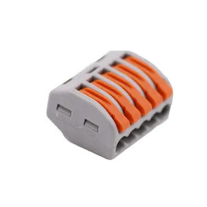 PCT-215 Fast Universal Compact Conductor Wire Connector Docking Cable Connectors Electrical Push-in Terminal Block LED