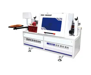 Small Automatic PVC MDF Door Cabinet furniture CNC Edging Banding Machine