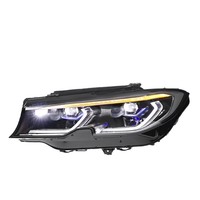 Pour Série 3 G20/G28/G80 2019-2022, nouveaux phares LED laser complets 12V, 6000K, Plug & Play, 100W, 10000lm, rétrofit/mise à niveau