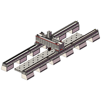Fraiseuse à 5 axes Cnc à cadre de portique, Type viudt, vente directe d'usine, Machine à fraiser