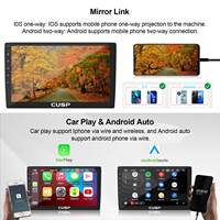Écran tactile CUSP pour autoradio GPS universel 9 pouces, lecteur DVD Android, système multimédia intelligent, unité de navigation
