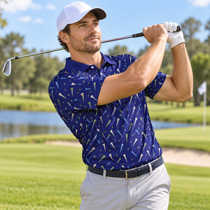 All Over Print <b>Golf</b> Pattern Polo Shirt Men <b>Women</b> Quick Dry Performance Custom <b>Golf</b> Team Country <b>Club</b> Polo - Product Image 1